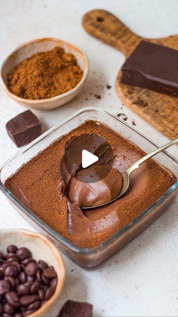 Shivesh Bhatia on Instagram: "When I first saw this recipe I couldn’t believe that you could transform leftover rice into a decadent chocolate mousse💁🏻‍♂️ But after having tried it🙌🏻, I can confidently say that you cannot taste rice at all and the result is incredibly chocolatey, creamy and just soo good ❤️  Ingredients 🤌🏻1+1/2 cup (260g) dark chocolate, melted  🤌🏻1 cup boiled rice 🤌🏻1/2 hot water 🤌🏻Cocoa powder, for dusting   Process 1. Begin by melting dark chocolate in the microwave, heating it in 30-second intervals until it is completely melted. 2. In a blender, combine cooked rice, boiled water, and the melted dark chocolate. Blend until you achieve a smooth, velvety mousse like texture. 3. Pour the mixture into a bowl and refrigerate it for 2 hours until it sets.  4. Onc Chocolate Rice Mousse, Rice Chocolate Mousse, Chocolate Jello Recipes, Chocolate Bowls Desserts, 3 Ingredient Mousse, How To Make Chocolate Mousse, 2 Ingredient Mousse, Rice Chocolate, Bake With Shivesh