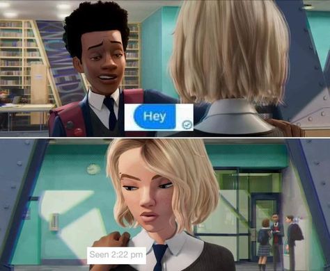 Internet Attempts to Fix Miles Morales' Flirting Skills #memes #lol #lolmemes #comics #memeformat #funnymemes #trending #lolmemes #spidermanmemes #newspiderman #animationspiderman Tumblr Movie, Funny Men, Dc Movies, Kirsten Dunst, Andrew Garfield, Miles Morales, Spiderman Art, Jared Leto, Marvel Memes