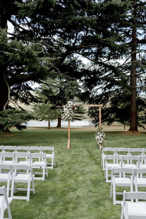 A classic floral colour palette of greens and white. Greenery & floral install for an intimate reception feel. Reflexed white roses paired with Australian native gum. Captured by Callan Robison. Aisle Meadow, Floral Colour Palette, Intimate Reception, Books Open, Southern Highlands, Wedding Ceremony Flowers, Event Floral Design, Pastel Colour Palette, Phalaenopsis Orchid