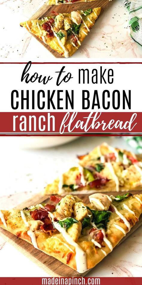 Chicken Bacon Ranch Flatbread, Chicken Flatbread Recipes, Healthy Flatbread, Chicken Flatbread Pizza, Pizza Craving, Pizza On The Grill, Chicken Bacon Ranch Pizza, Flatbread Pizza Recipes, What To Make For Dinner