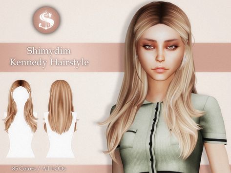 The Sims Resource - [PATREON] Kennedy Hairstyle Sims 4 Elder Hair, Sims 4 Cc Hair Realistic, Sims 4 Hair Cc Female, Download Sims, Nature Desktop, Sims 4 Tsr, Sims 4 Cas Mods, Pelo Sims, Sims 4 Game Mods