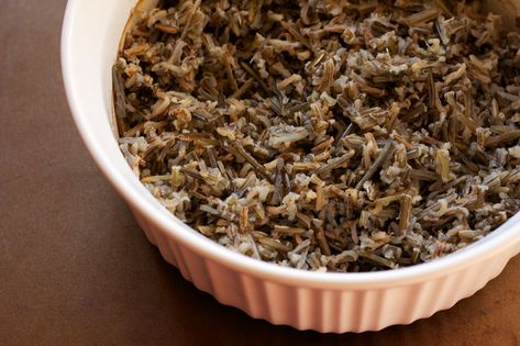 Oven-Baked Wild Rice || A Less Processed Life Baked Wild Rice, Rice In The Oven, Kung Pao Chicken Recipe, Wild Rice Recipes, Cooking Wild Rice, Rice Porridge, Oven Canning, Soup And Stew, Oven Cooking