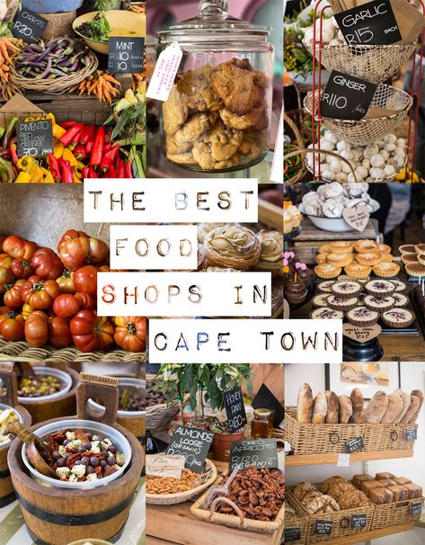 A comprehensive list of the best food shops in Cape Town Cape Town Shopping, Vegan Munchies, Cape Town Food, Bunny Chow, South African Recipes, Chocolate Shop, Travel Locations, Pastry Shop, Cape Town South Africa