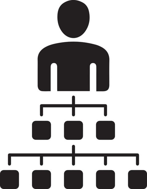 Organization Chart. Organizational structure. Simple organizational structure. organizational hierarchical scheme. Community icon. organization icon Community Icon, Organization Chart, Organizational Structure, Vector Portrait, University, Clip Art, Organisation