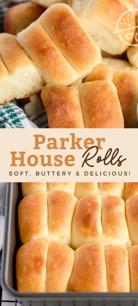 Bread Flour Dinner Rolls Recipe, Homemade Parker House Rolls, Butter Bread Recipe Homemade, Parkerhouse Rolls Recipe, Easy Rolls Recipe Quick, Brioche Dinner Rolls, Easy Homemade Dinner Rolls, Dinner Buns, Parker House Rolls Recipe