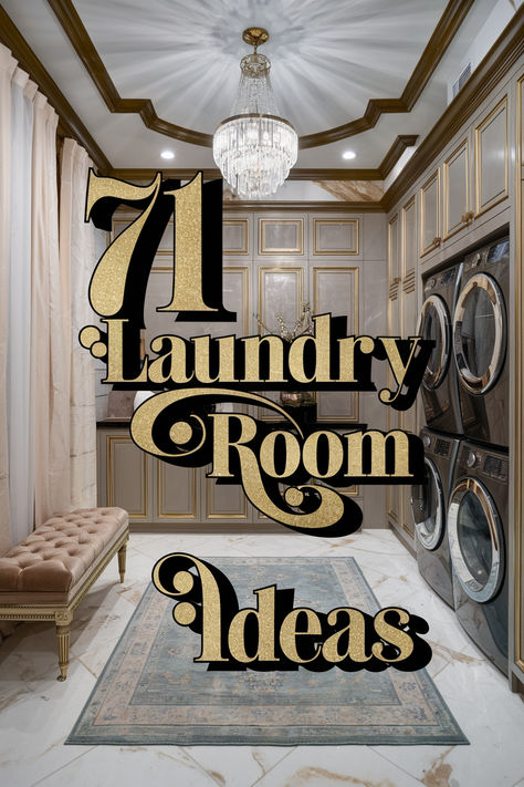 71 Functional Laundry Room Ideas Dream Laundry Room Luxury, Big Laundry Room, Pink Laundry Room, Functional Laundry Room, Custom Laundry Room, Laundry Room Sign, Dream Laundry Room, Laundry Room Ideas, Black Ceiling