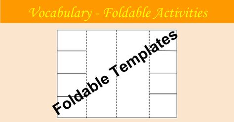 Vocabulary - Foldable Activities Foldable Templates Foldable Templates, Vocabulary Foldable, Foldables Templates, Pythagorean Theorem Worksheet, Turkey Coloring Pages, Super Teacher, Pythagorean Theorem, Free Math Worksheets, School Things