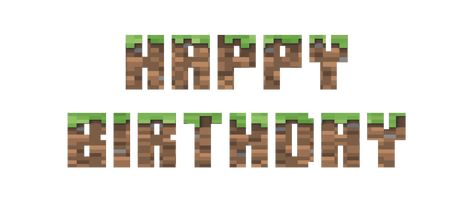 birthday minecraft Minecraft Happy Birthday, Minecraft Font, Birthday Words, Minecraft Birthday, Purple Aesthetic, 5th Birthday, Bday Party, Minecraft, Lion