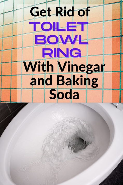 Cleaning Toilet Stains, Clean Toilet Bowl Stains, Cleaning Toilets, Toilet Bowl Ring, Toilet Bowl Stains, Grandma House, Toilet Ring, Toilet Stains, Vinegar And Baking Soda