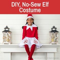 Elf On The Self Costume Diy, Diy Elf On Shelf Costume, Diy Elf On The Shelf Costume Women, Christmas Parade Costume Ideas, Elf On The Shelf Dress Up, Elf On The Shelf Diy Costume, Diy Elf On The Shelf Costume, Dress Like An Elf Day At School, Diy Elf On The Shelf Clothes