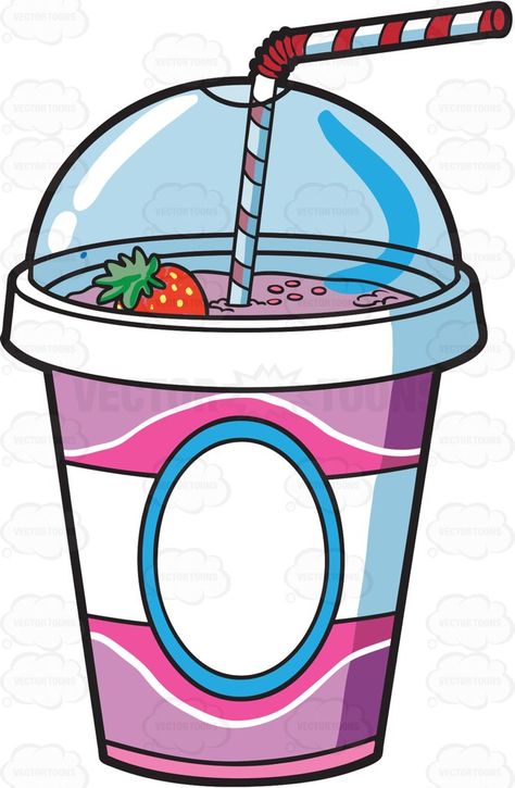 Milkshake Cartoon, Milkshake Clipart, Cartoon Drink, Shake Cup, Cup Tattoo, Strawberry Shake, Film Background, Shakes Drinks, Cartoon Clipart