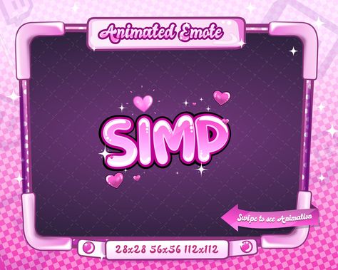 Png Anime Transparent Gif, Cute Pink Gif, Twitch Emoji, Discord Users, Twitch Affiliate, Twitch Background, Text Emotes, Streamers Twitch, Twitch Streaming Setup