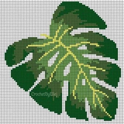 Crochet Grid, Embroider Ideas, Crochet Cushion Cover, Mode Crochet, Nature Cross Stitch, Pixel Art Grid, Hand Embroidery Patterns Flowers, Animal Cross Stitch Patterns, Tapestry Crochet Patterns