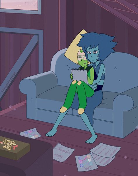 tumblr_o38x27P9P61usqaifo1_r5_500.gif (500×638) Steven Universe Lapis And Peridot, Peridot X Lapis, Lapidot Fanart, Lapis X Peridot, Stevens Universe, Steven Universe Peridot, Steven Universe Lapidot, Steven Universe Ships, Steven Universe Lapis