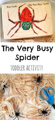 S Is For Spider, The Very Busy Spider, Spider Activities, Spider Theme, Insects Preschool, Bugs Preschool, Halloween Preschool, Fall Preschool, Toddler Activity