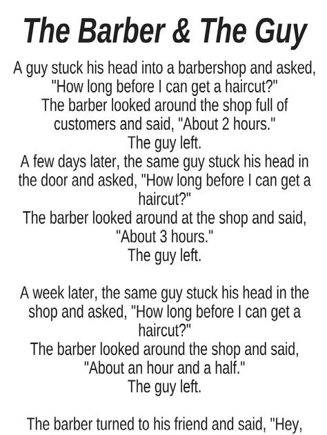 THE BARBER & THE GUY – GetFunWith Barber Memes Humor, Barber Shop Quotes, Barber Quotes Funny, Two Sides To Every Story Quotes, 2 Sides To Every Story Quotes, Barber Humor, Barber Memes, Barber Quotes, Barber Ideas