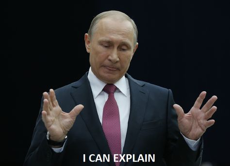 "I can explain"-meme template featuring Putin Reaction Photos, I Can Explain, Meme Template, Presentation, I Can, Thank You, Humor, Memes, Funny