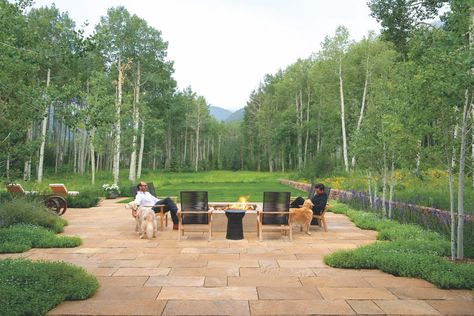 This Home Sits in an Aspen Forest - Mountain Living Aspen Forest, Grassy Meadow, Rivers Edge, Aspen House, Estate Design, Urban Electric, Copper Roof, Mountain Laurel, Forest Mountain