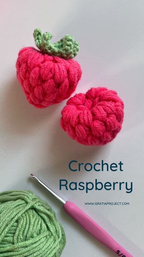 Raspberry Crochet Pattern | Blueberry | Strawberry Crochet Berry Pattern Free, Raspberry Crochet Free Pattern, Raspberry Crochet Pattern, Crochet Raspberry Pattern Free, Free Strawberry Crochet Pattern, Crochet Blueberry Pattern Free, Blueberry Crochet Free Pattern, Crochet Strawberry Pattern Free, Crochet Food Free Patterns