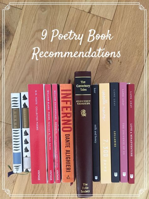 Classic Poetry Books To Read, Best Classic Poetry Books, Modern Poetry Books, Poetry Book Recommendations, Poetry Books Recommendation, Poetry Recommendations, Bookshelf Goals, William Blake Poems, Must Read Fiction Books