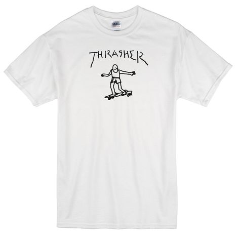 Thrasher Gonz T-shirt Nike Shirts Women, Thrasher Tshirt, Animal Tshirt, Black Tshirt, Boy's Clothing, Hoodie Fashion, Funny Tshirts, Ash, Cool Outfits