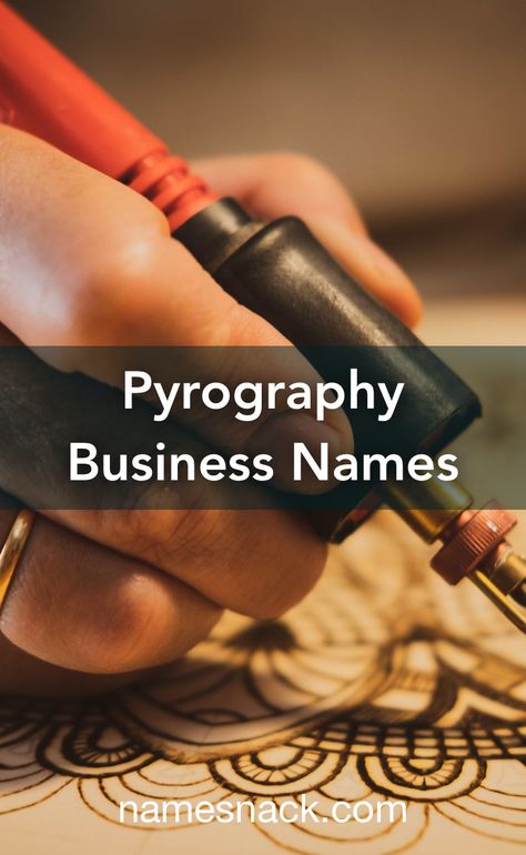 10 creative name ideas for a pyrography business. Free Logos, Catchy Names, Wood Slice Art, Creative Names, Wood Burning Crafts, Live Wire, Artist Business, Name Generator, Name Ideas