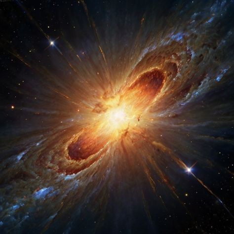 Supernova explosion in a distant galaxy Real Galaxy Pictures, Universe Explosion, Supernova Aesthetic, Star Explosion, Hubble Pictures, Supernova Explosion, Aesthetic Galaxy, Super Nova, Fantasy Book Series