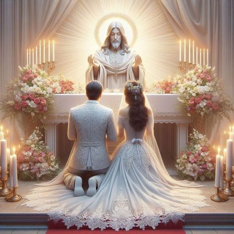 Christian Marriage Photography, Isaiah 57, Gods Princess, Religious Photos, Image Couple, Christian Couples, Wedding Painting, Jesus Photo, Bride Of Christ