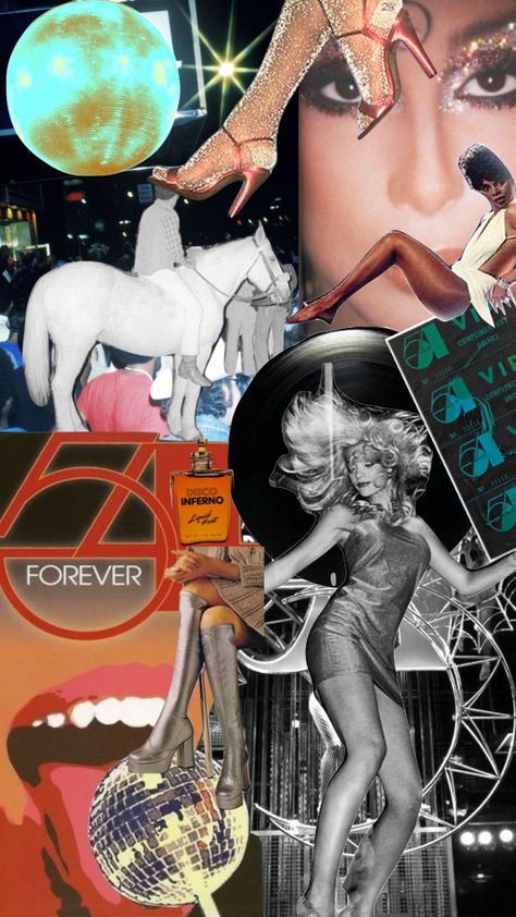 Studio 54 #disco #studio54 Queer Disco, Disco Moodboard, Studio 54 Aesthetic, Studio 57, Studio 54 Party, 70’s Disco, Bday Themes, 25th Bday, Big 30