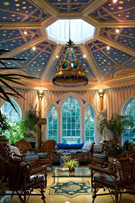 Janelas Pointed Arch, Arch Windows, Conservatory Windows, Sunroom Addition, Gothic Revival, Mexican Tile, New England Homes, Travertine Tile, Design Hotel