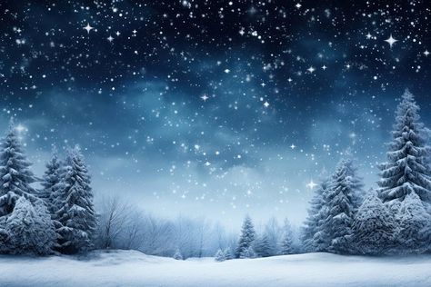 photo winter background snow and | Premium Photo - rawpixel Landscape Dark, Background Snow, Winter Party Decorations, Dark Blue Sky, Background Winter, Christmas Tree Wallpaper, Snow Landscape, Christmas Landscape, Winter Background