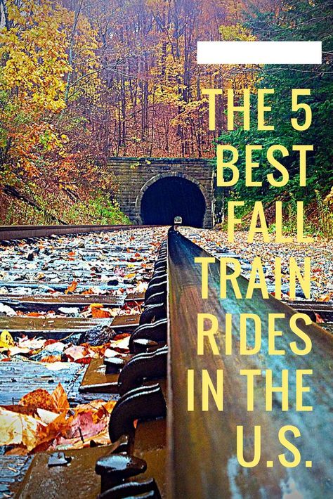 Train Travel Usa, Amtrak Travel, Train Vacations, Scenic Train Rides, Road Trip Places, Tron Legacy, Colors Of Autumn, Vacation Locations, Leaf Peeping