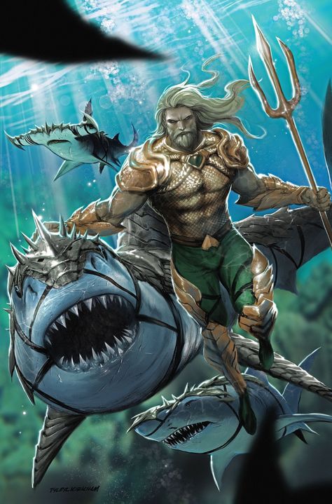 (10) Home / Twitter Aquaman Artwork, Tyler Kirkham, Aquaman Dc Comics, Aquaman Comic, Arte Nerd, Dc Comics Wallpaper, Clark Art, Univers Dc, Dc Comic Books