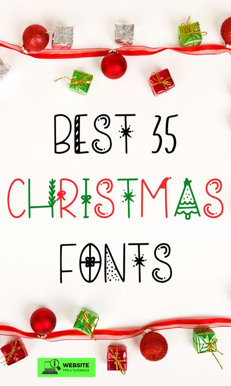 The best 35 Christmas fonts for your blog, website, printables, social media posts & more. You can use these holiday fonts in Canva, Microsoft Word, Adobe Photoshop or whatever you use for graphic design. These are fun fonts that incorporate seasonal elements like candy canes, snowflakes, Christmas sweaters & more. Some are playful, some are more elegant & all are great for bloggers, influencers & creators! #ChristmasFonts #HolidayFonts #BestFonts #FunFonts #SocialMediaDesign #ChristmasPosts Free Printable Christmas Alphabet Letters, Christmas Fonts Alphabet Handwritten, Christmas Lettering Alphabet, December Font, Nightmare Before Christmas Font, Christmas Fonts Alphabet, Canva Christmas, Alphabet Christmas, Font Brush