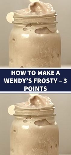 Homemade Wendy's Frosty Recipe, Wendys Frosty Recipe, Wendy's Frosty, Weight Watchers Meals Dinner, Ww Ideas, Wendys Frosty, Frosty Recipe, Chocolate Frosty, Weight Watchers Meal Plans