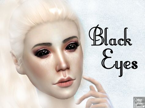 Black Eyes  Found in TSR Category 'Sims 4 Female Skin Details' Black Eyes Sims 4 Cc, Sims 4 Black Eyes Cc, Sims 4 Cc Black Eyes, Sims 4 Black Eyes, All Black Eyes, Black And White Eyes, Zombie Eyes, Sims 4 Traits, Demon Eyes