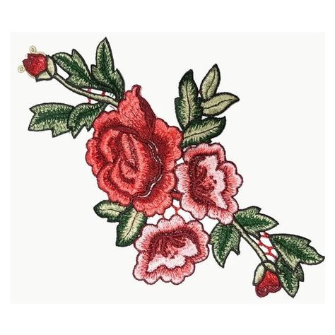 0 Pillows Embroidery, Flowers Sewing, Embroidery Crafts, Let's Make Art, Pillow Embroidery, Embroidered Roses, Flowers Color, Cool Patches, Sewing Appliques