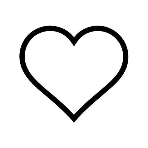 Heart Black and White Clipart Heart Clipart Black And White, Heart Outline Clipart, Heart Clipart Free, Cartoon Outline, Valentines Day Images Free, Heart Vector Illustration, Eyes Clipart, Black And White Clipart, Valentine's Day Illustration