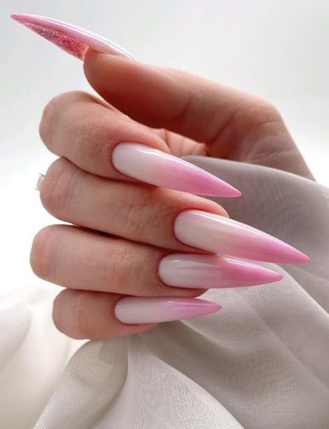 Pink Stiletto Nails, Stilleto Nails Designs, Nails Now, Stiletto Nails Designs, Blush Nails, Luxury Nails, Manicure Y Pedicure, Chic Nails, Dope Nails