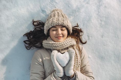 This holidays stock photo created by Buyanskyy includes a 5184 x 3456 px JPG perfect for projects featuring snowball, heart, and wish. Beige Gloves, Winter Portrait, Snow Photoshoot, Winter Portraits, Snow Pictures, Snow Photography, Snow Girl, Winter Photoshoot, I Love Winter