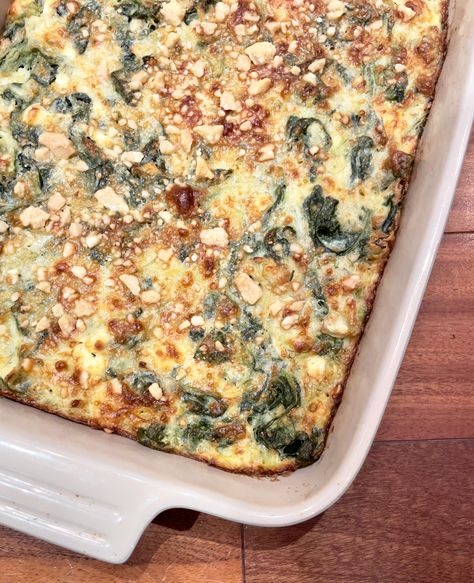 Spinach, Artichoke and Feta Squares | The Kitchen Scout Hungry Happens, Making Quinoa, Chicken Gyros, Creamy Cauliflower, Dinner Entrees, Never Mind, Spinach And Cheese, Spinach Artichoke, Spinach And Feta