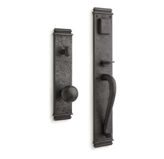 View the Signature Hardware 946291-KE-234 Griggs Solid Bronze Full Plate Keyed Entry Single Cylinder Door Handleset with Interior Knob and 2-3/4" Backset at Handlesets.com. Farmhouse Door Hardware Lowe's, Door Knobs Modern Farmhouse, Black Door With Oil Rubbed Bronze Hardware, Bronze Home Hardware 2022, Exterior Door Hardware, Front Door Hardware, Entry Door Handles, Tahoe Cabin, Pedestal Tub