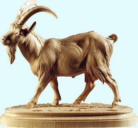 wood carved goat Goat Art, Relief Sculpture, Horse Sculpture, Animal Statues, Wow Art, Wood Carving Art, Animal Sketches, Wooden Animals, Wooden Sculpture