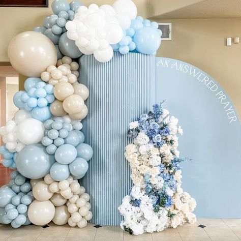 Dusty Blue White Sand Balloon Arch Garland Kit | Baby Blue Sand White Beige Balloons Blue Balloon Garlands, Dusty Blue And White Balloon Garland, Bridal Shower Balloon Arch Dusty Blue, Muted Blue Balloon Garland, Shades Of Blue Balloon Garland, Different Shades Of Blue Balloon Garland, Blue Donuts, Graphic Design Cards, Baby Kit