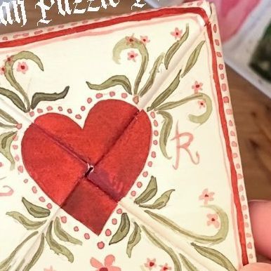 Puzzle Purse Valentine, How To Make Pinwheels, Puzzle Purse, Valentines Puzzles, Diy Wrapping Paper, Purse Decorations, Wedding Puzzle, Mailbox Design, Diy Christmas Presents