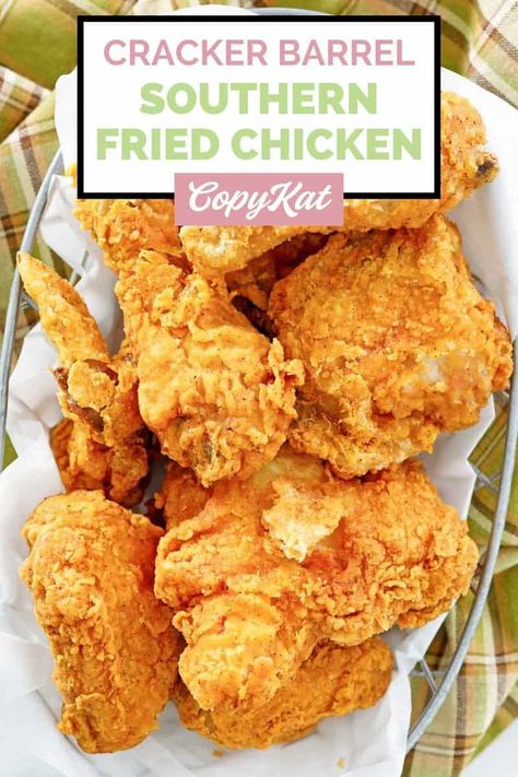 Southern Fried Chicken Batter, Best Fried Chicken Recipe, Fried Chicken Batter, Cracker Barrel Recipes, Fried Chicken Recipe Southern, Chicken Batter, Fried Chicken Legs, Homemade Fried Chicken, Flexitarian Recipes