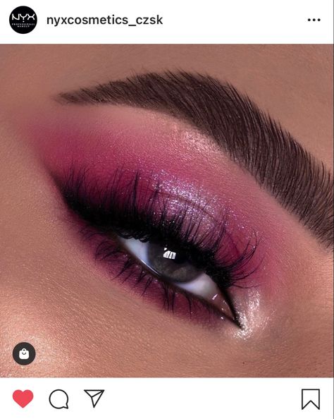 Prom Eyeshadow, Epic Ink Liner, Eyeshadow Pink, Sparkle Makeup, Sparkle Eyeshadow, Contour Concealer, Birthday Makeup Looks, Ball Makeup, Pink Eyeshadow Look