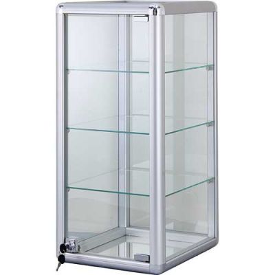 Countertop Glass Showcase 14" L x 12"(D) x 27"(H) Glass Organizer, Countertop Display Case, Glass Countertop, Retail Display Cases, Glass Showcase, Glass Countertops, Glass Display Case, Countertop Display, Calgary Canada