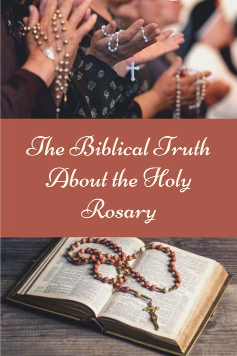 The Holy Rosary has been a source of contention throughout history. Oftentimes personal opinion and speculation weave their way through discussions surrounding this topic. However, the Bible is the only source of truth, so Scripture will speak for itself in this article. History Of The Rosary, Hail Mary Prayer, Die To Self, Life Of Christ, Sign Of The Cross, Rosary Prayer, The Tabernacle, Holy Rosary, The Rosary