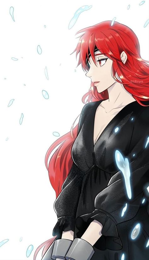 Tower Of God Hwaryun, Hwaryun Tower Of God, Tower Of God, Manga Drawing Tutorials, Gods Girl, Girls With Red Hair, Black Clover Anime, Animation Art Character Design, God Art